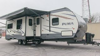 2017 Palomino Puma 32BHKS bunkhouse travel trailer walk-around tutorial video (SOLD)