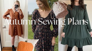 Everything I Am Sewing This Autumn | Mini Autumn Fabric Haul & Fall Sewing | Dressmaking & Quilting