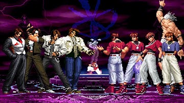 [KOF Mugen] Kyo Kusanagi Team vs Chris Team