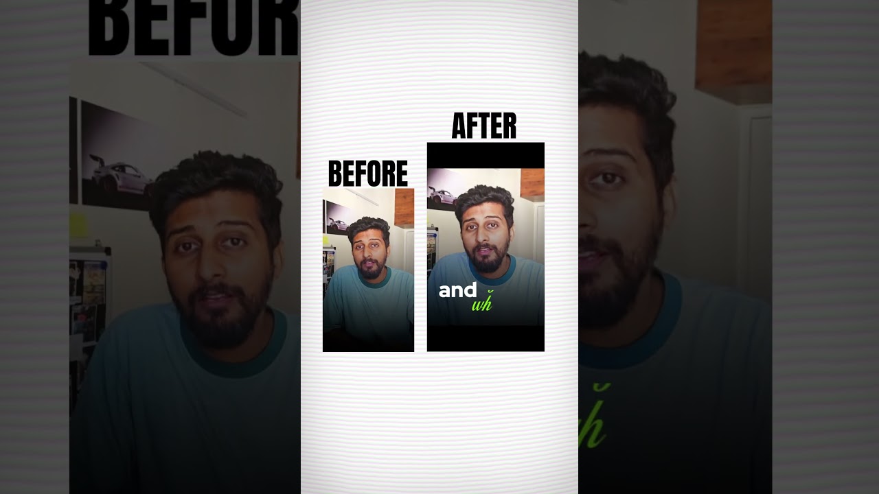 Before vs After edit #editor #forhire #videoediting #videoeditor