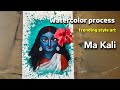 Spill art ma kali timelapsefull tutorial