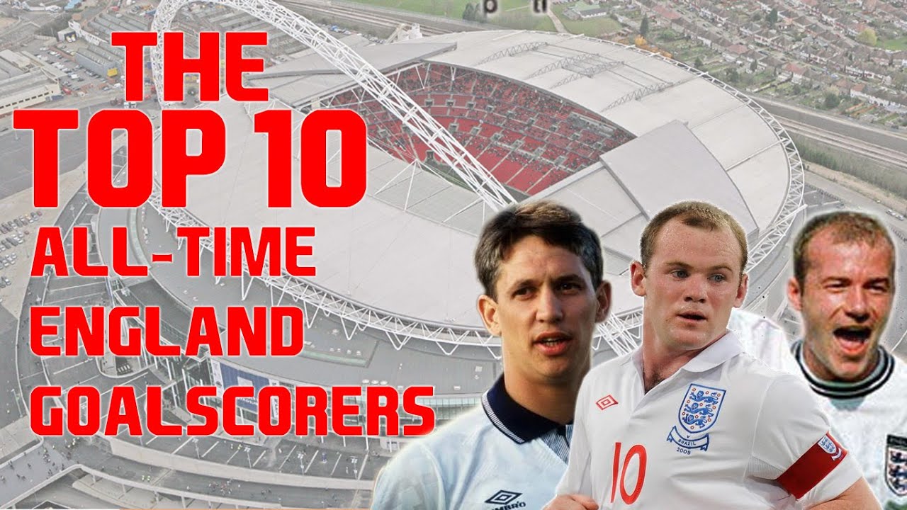 Top 10 All Time England Goalscorers Youtube