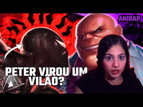 Homem-Aranha VS. Rei do Crime | Justiça ou Vingança | AniRap ft. ‪@henriquemendonca‬ - REACT