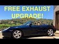 Free Exhaust Upgrade - Boxster 986