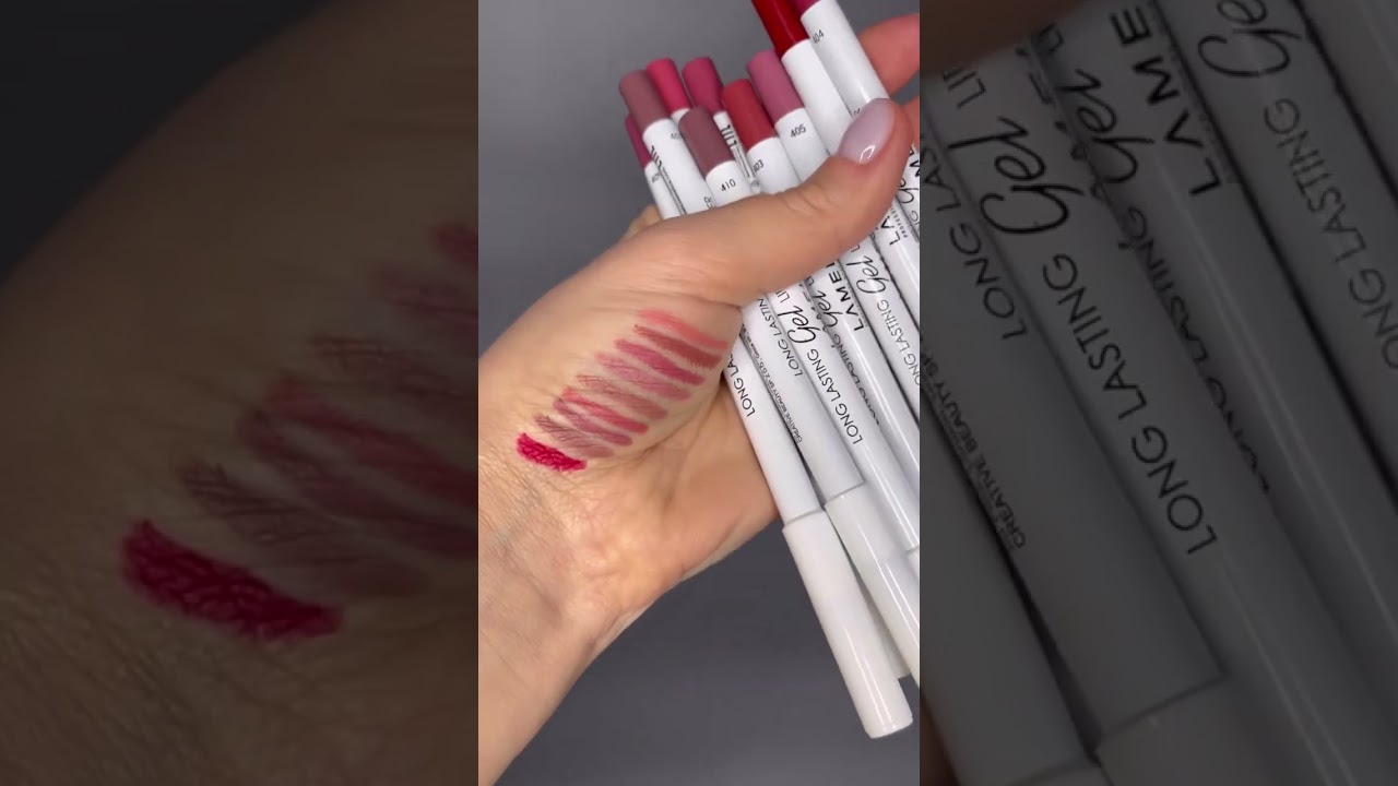 Стойкий гелевый карандаш для губ Lamel Long Lasting Gel Lip Liner