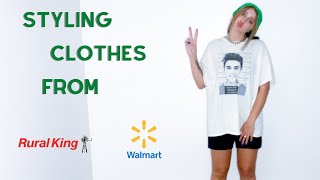 TRY ON CLOTHING HAUL FROM WALMART AND RURAL KING