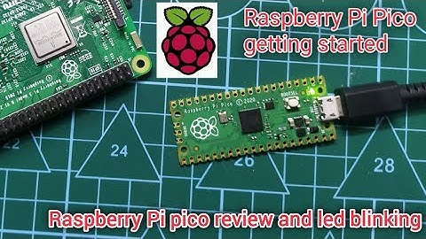 Raspberry Pi pico getting started  led blinking with micropython using thonny python ide on windows