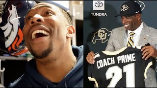 Broncos Players React To Deion Sanders Being Named Head Coach For The CU Buffs