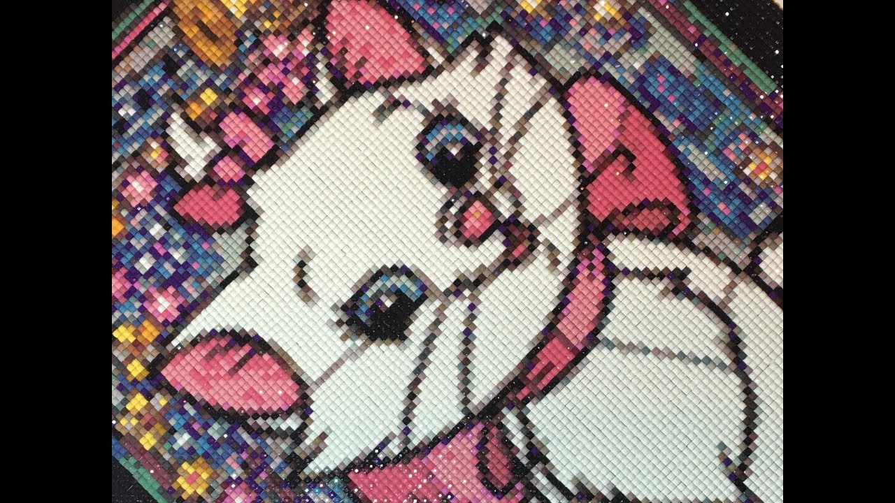Vlog Diamond Painting Marie des Aristochats FIN - YouTube