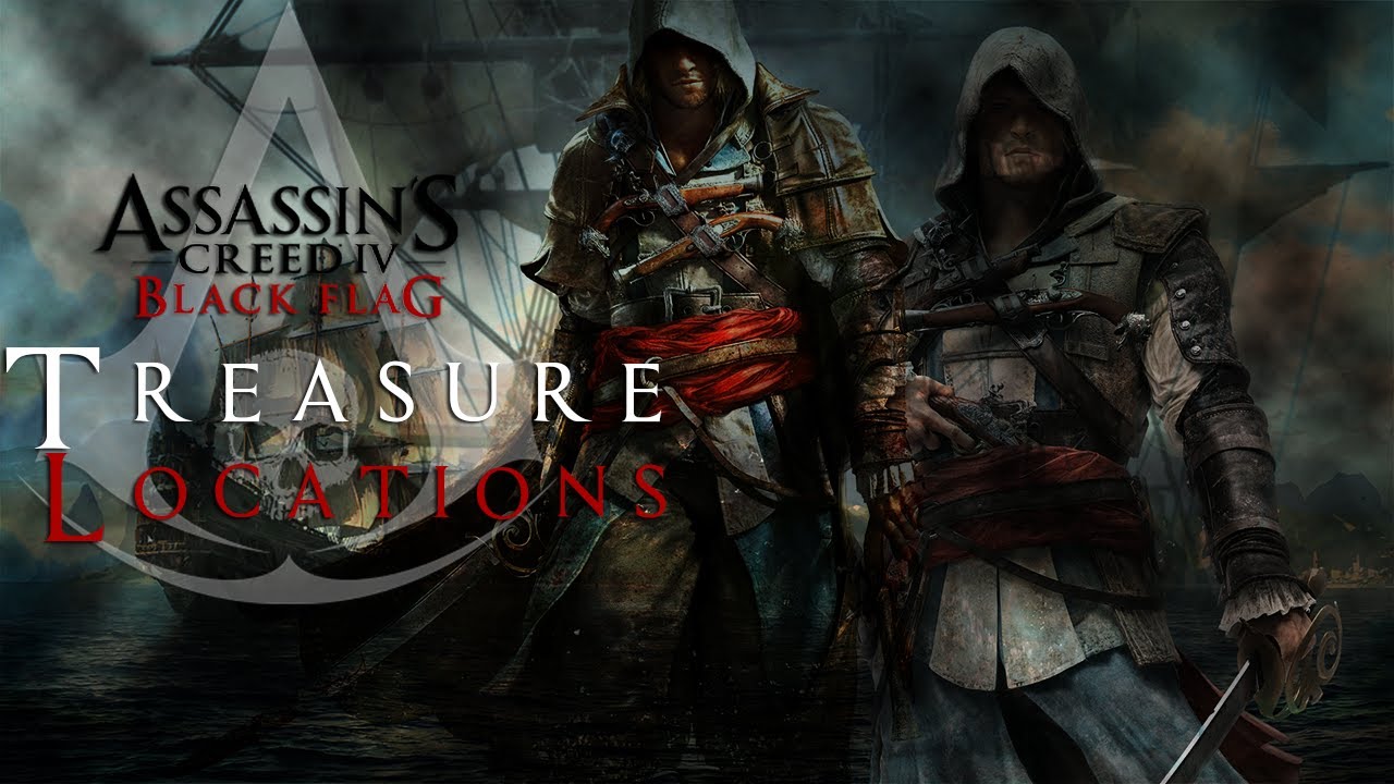 Assassin S Creed 4 Black Flag Treasure Map 70 405 Youtube