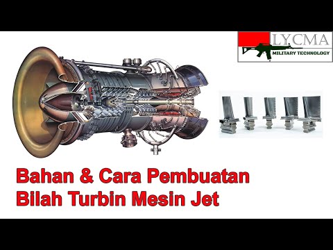 Bahan dan Cara Pembuatan Bilah Turbin Mesin Jet