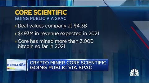 Core Scientific is going public
