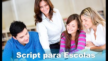 SCRIPT PARA GERENCIAMENTO ESCOLAR