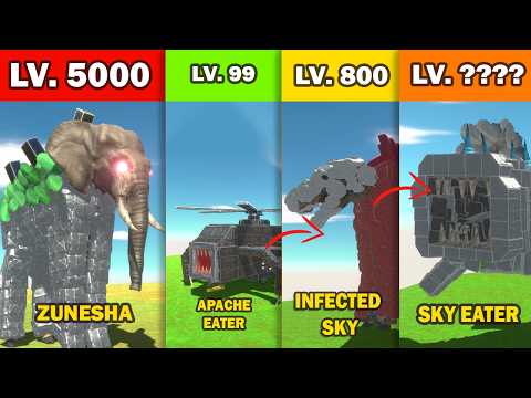 Zunesha Fitness Test Against Sky Monsters Simulated in ARBS