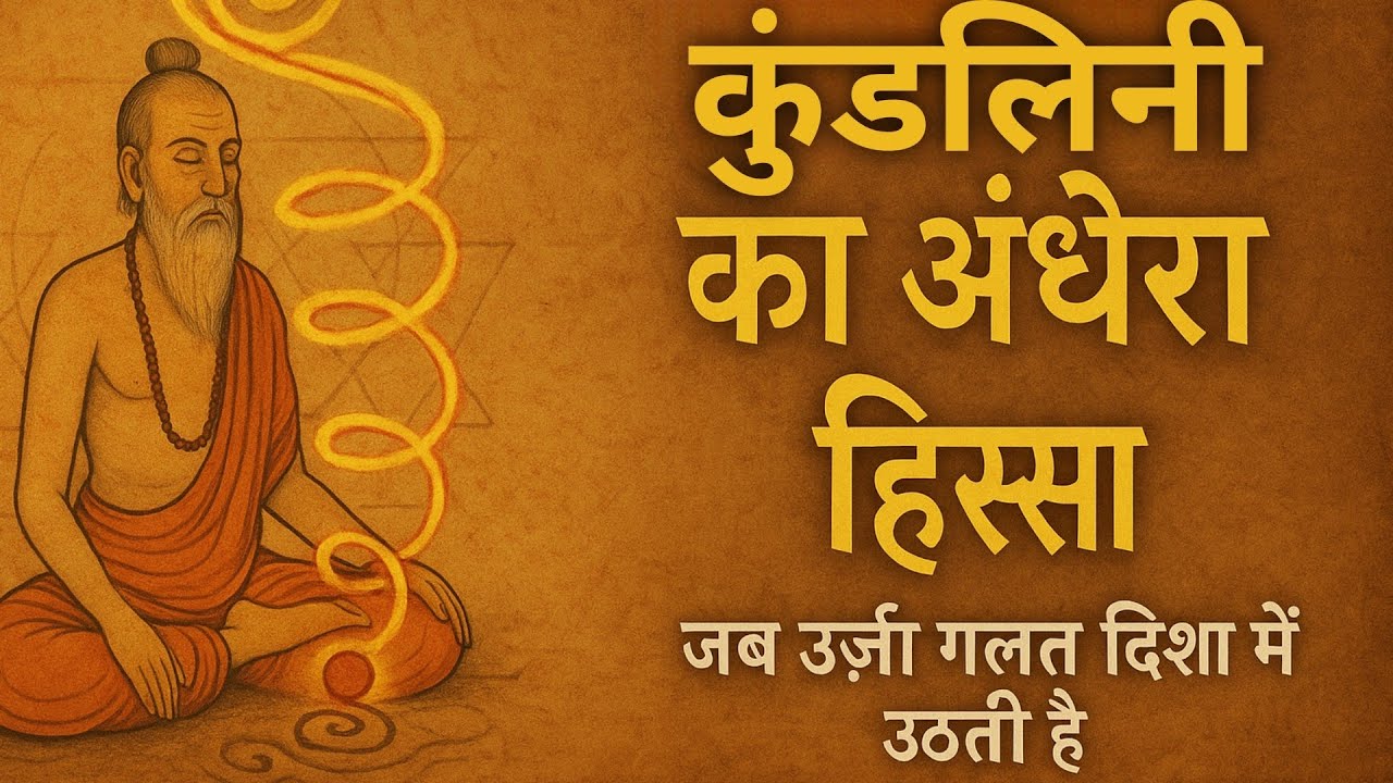 कुंडलिनी का अंधेरा हिस्सा — जब ऊर्जा गलत दिशा में उठती है