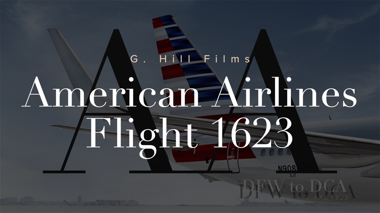 American Airlines 1623 #Dallas Ft. Worth to #Washington Reagan