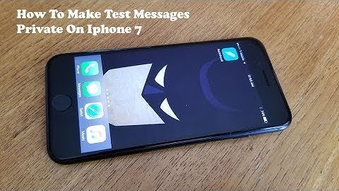 How To Make Text Messages Private On Iphone 7 / Iphone 7 Plus - Fliptroniks.com