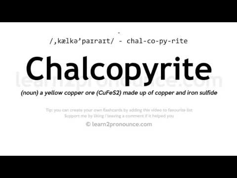 Video: Ո՞րն է խալկոպիրիտի քիմիական բանաձևը: