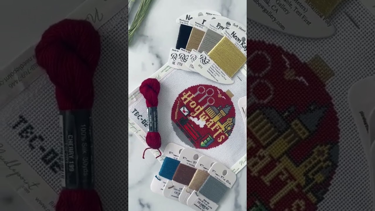 Fictional Needlepoint Travel Rounds