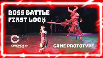Indie Game Prototype: First Boss Battle - Unity Test - Chronosyn Studios