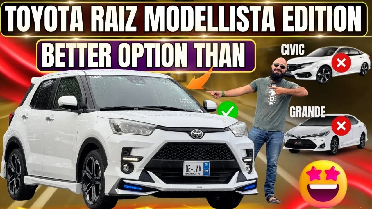 THE LUXURIOUS COMPACT SUV TOYOTA RAIZE MODELLISTA EDITION 2020 MODEL 2025 IMPORT