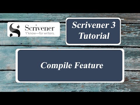 Scrivener 3 for Windows: Compile Tutorial