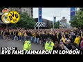 BVB FANS FANMARCH IN LONDON || Borrusia Dortmund vs Real Madrid || final Champions league 1/6/2024