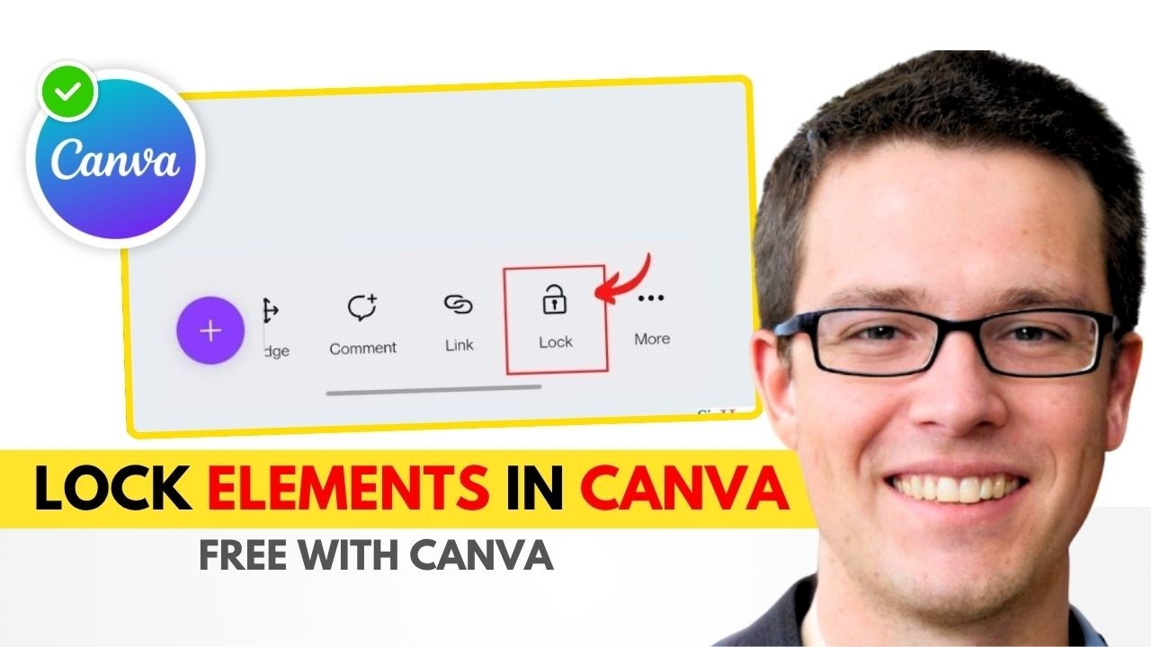 How to stop elements from moving in Canva? - YouTube