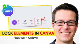 How to stop elements from moving in Canva?