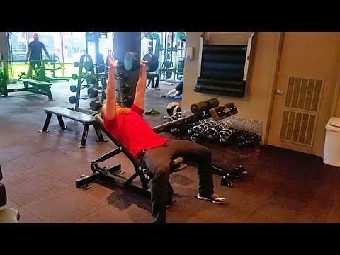 One-Arm Dumbbell Incline Press