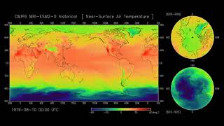 Near-Surface Air Temperature (1979), CMIP6 MRI-ESM2-0 historical
