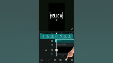 How To Cinematic TEXT Effect in VN Video Editor - Tutorial #shorts