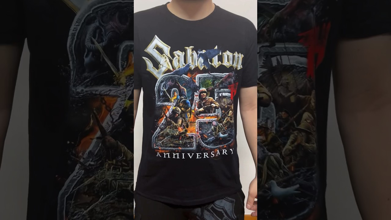 🚨 DROP ALERT 🚨 25 Years Of Metal collection now available on the Sabaton Store! 