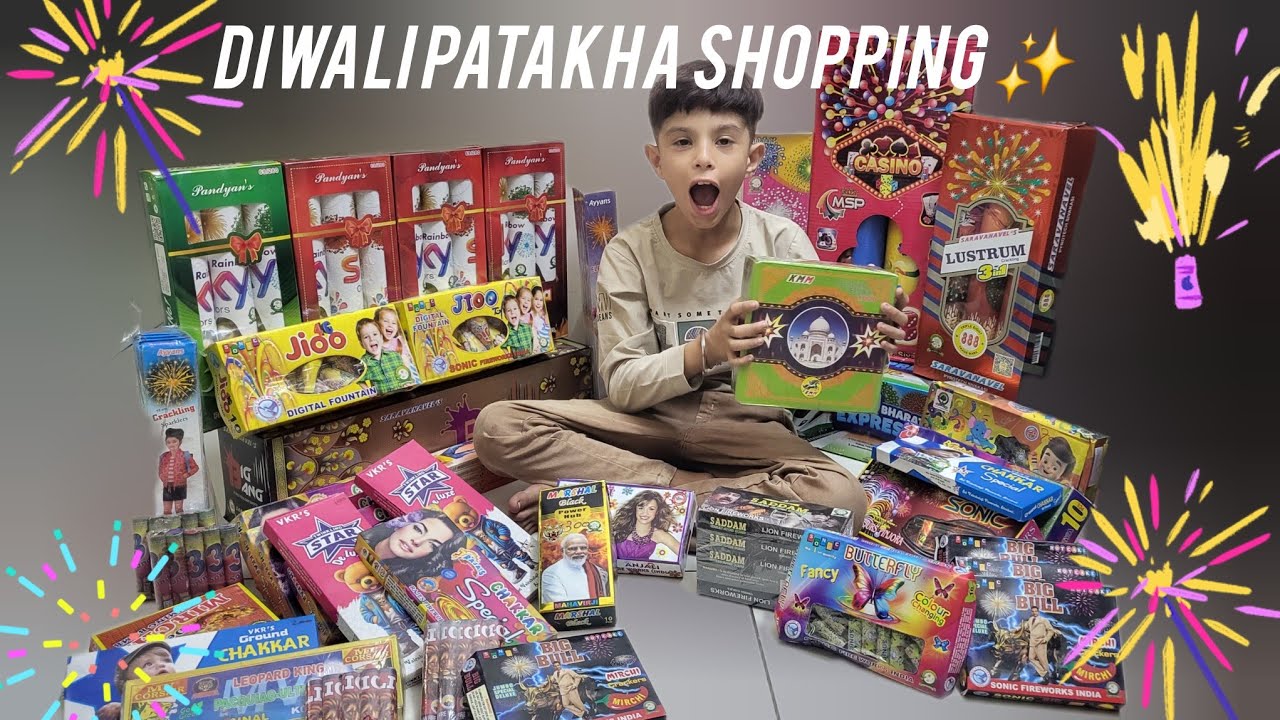 ફટાકડા લેવાની મજા 🧨😅😂 || purchased ₹10000 crackers #explore #explorenow #exploremore #viral