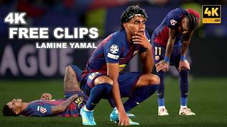 LAMINE YAMAL 4K - FREE CLIPS FOR EDITS | #barcelona 🔵🔴