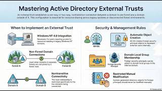 Microsoft Active Directory Concept - Understanding When to Create an External Trust