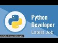 How To Find the Latest Job For Python Software Developer , Gurugram 