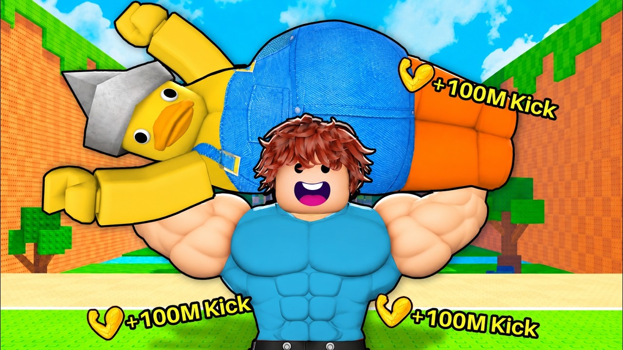 Kick A Lucky Block, But I Have CUSTOM WEIGHT!