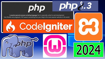 How to install 4 popular PHP software on Windows 10/11 [ 2024 Update ] Demo PHP Programming