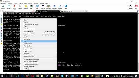 Instalando o Mysql com Replication
