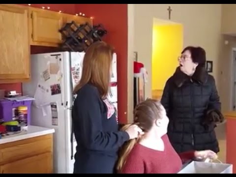 Mom surprised by son after 18 years