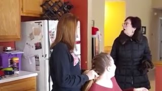Mom surprised by son after 18 years