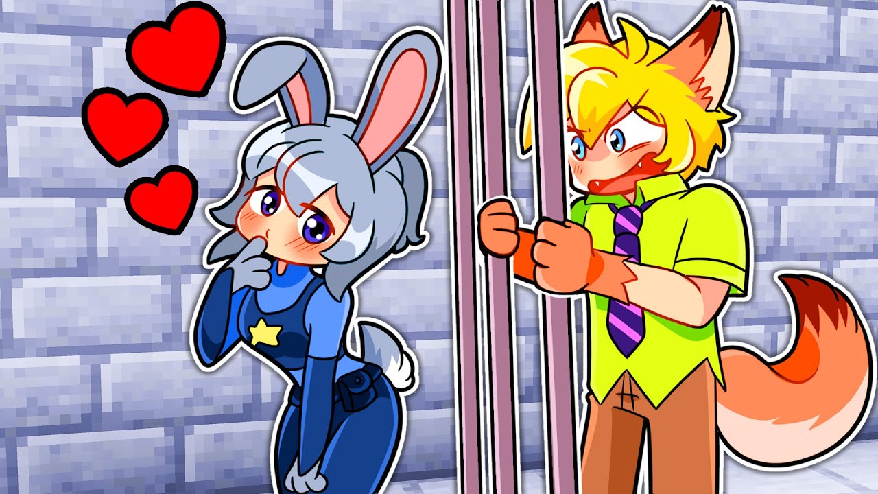 AMORE PROIBITO tra CONIGLIO e VOLPE su MINECRAFT!