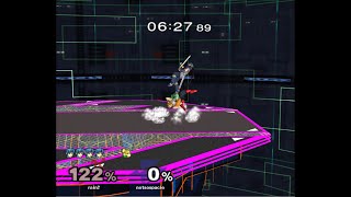 A reverse 4 stock on FD vs  Marth with Fox is crazy