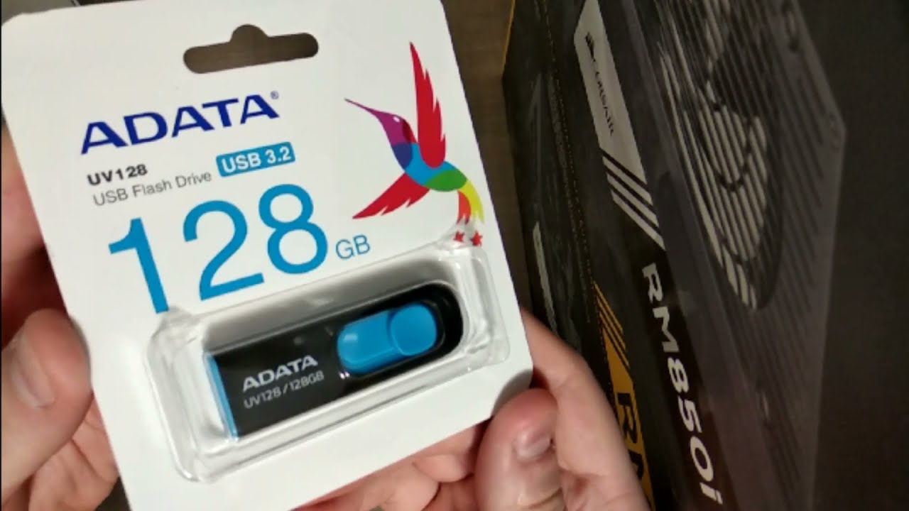 Unboxing&Test - ADATA UV128 128GB USB 3.2 - YouTube