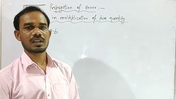 Error in Multiplication of Two Quantities | Error Propagation Explained | NEET & JEE Physics