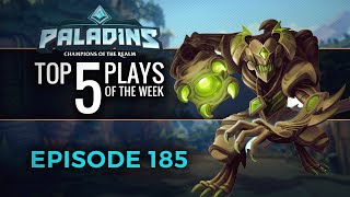 Paladins - Top 5 Plays - Episode 185
Join Inuki for a look at this weeks Top 5 Plays! Have a play youd like to submit? Check out the Paladins Top 5 Plays submission form: https://inuki.tv/s/Zq7pgbgH
Follow us for updates!
https://twitter.com/PaladinsGame
https://www.instagram.com/paladinsgame/
https://facebook.com/paladinsgame
Enter a fantasy world of ancient technology in Paladins, a team-based shooter with strategy elements and deep character customization. Through a unique card system, players can amplify and augment a character’s core set of abilities to play exactly how they want to play. Paladins is a free-to-play, class-based first person shooter from Evil Mojo Games, currently available on PC, PlayStation, and Xbox. Learn more at www.paladins.com! Paladins - Top 5 Plays - Episode 185