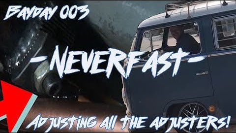 Bayday 003: Adjust all adjusters!! (Adjustable beam adjustment on a 