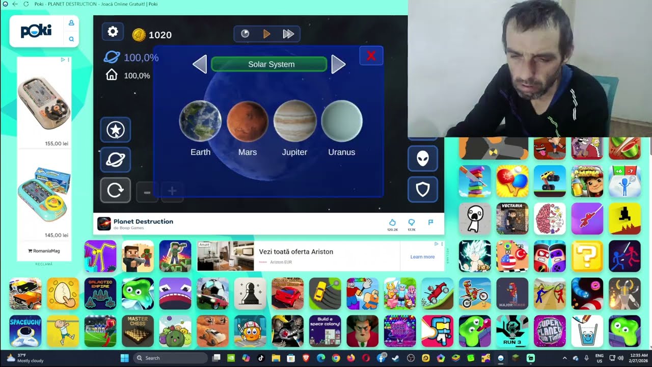 JOC PENTRU PRIMA DATA....JOCUL Planet Destruction