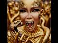 Black Magic Snake Woman Flowing Forth #empoweringblackwomen #wellness #hoodoo #witch #rituallife